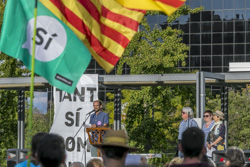 Manifestació de dissabte a la tarda a favor de l'1-O a Sabadell 